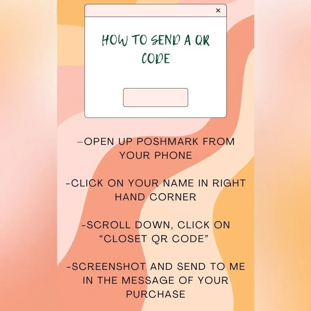 100 CUSTOM 2” stickers with YOUR poshmark QR code!
